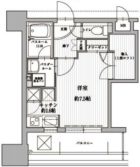 アクタス天神北 - 所在階 の間取り図