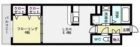 エストレーア薬院 - 所在階***階の間取り図 4334