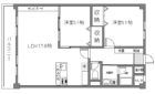 六本松ハウス - 所在階 の間取り図