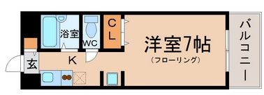 インペリアル舞鶴402号室-間取り