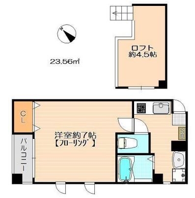 イル・グラッツィア住吉II203号室-間取り