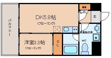 310号室-間取り