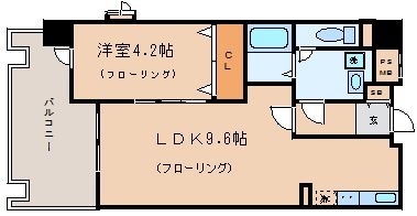 ヴェルデ平尾903号室-間取り