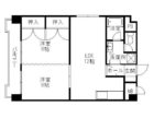 朝日プラザ博多 - 所在階 の間取り図