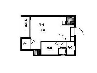 203号室-間取り