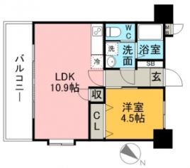 サヴォイエリート403号室-間取り