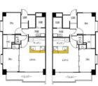 ロマンスリコIII - 所在階 の間取り図