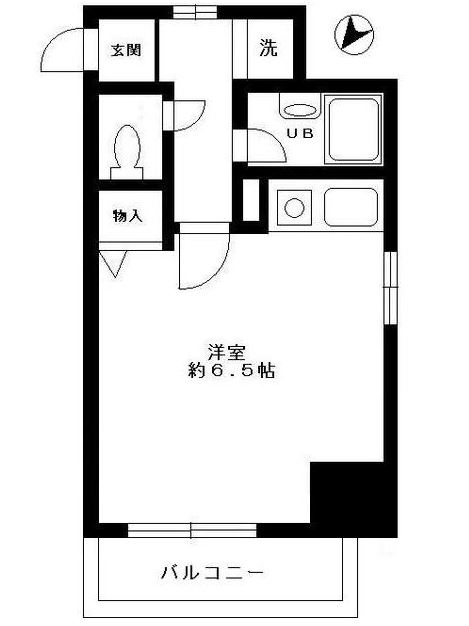 アバンス薬院404号室-間取り