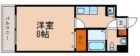 コンドミニアム薬院駅 - 所在階***階の間取り図 4484