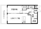 プレコート九大前 - 所在階 の間取り図