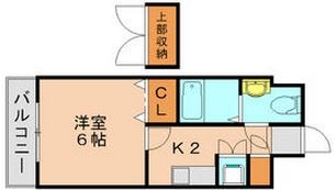 ダイナコートエスタディオ東公園V204号室-間取り