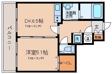 グランシャリオ住吉707号室-間取り