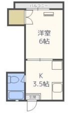 TENJIN ARK五番館 - 所在階 の間取り図