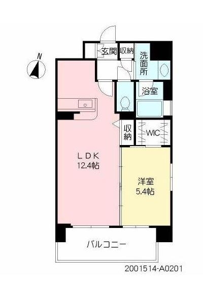 サーディン大名601号室-間取り