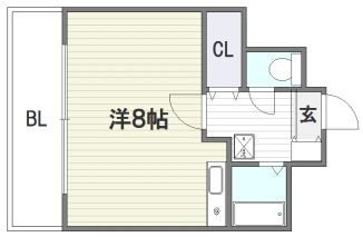 フローレン津上402号室-間取り