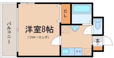 クレール呉服町301号室-間取り