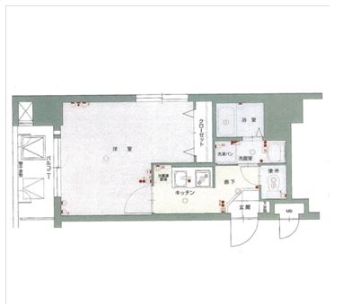 ラフィネス薬院イーストタワー606号室-間取り