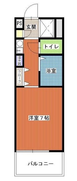 ステイツ六本松602号室-間取り