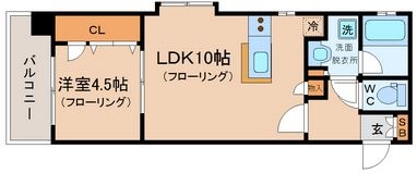 アクタス天神パークシティ1006号室-間取り