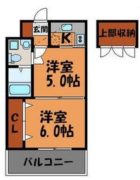 エステートモア警固本通り - 所在階***階の間取り図 4655