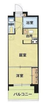 エステートモアシャトー薬院 - 所在階***階の間取り図 4656