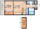 エステートモア天神サクセス - 所在階***階の間取り図 4657