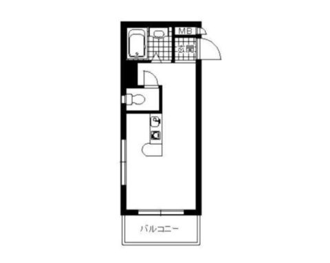 ロマネスク博多駅前503号室-間取り