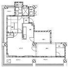 ロワールマンション大濠II - 所在階 の間取り図