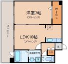 プレミネンテパーク大濠北 - 所在階 の間取り図