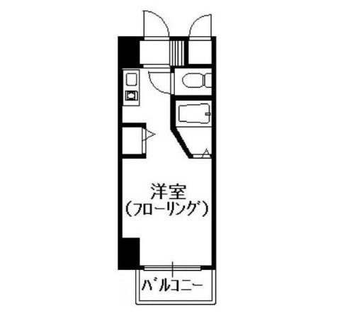 スカイクリエート天神南II 号室-間取り