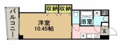 ロイヤルリバービュー143506号室-間取り