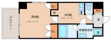 エンクレスト天神IV204号室-間取り