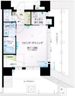 アクタス薬院アネックスII1003号室-間取り