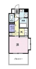 グローバルゲート大濠 - 所在階 の間取り図