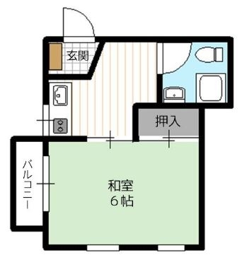 たからべビル305号室-間取り