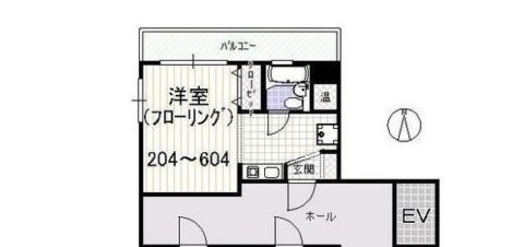 TEメゾン高砂304号室-間取り