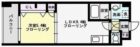 グランパーク天神A棟 - 所在階 の間取り図