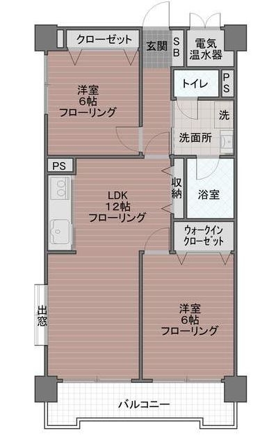 シティマンション高砂号室-間取り