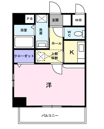 ウエルアクセス草香江204号室-間取り