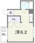 シルバーハイツ蓮池 - 所在階 の間取り図