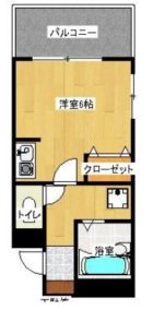 リリーフ大手門 - 所在階 の間取り図