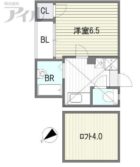 グランディール西公園 - 所在階 の間取り図