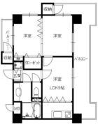 ステイツ天神 - 所在階 の間取り図