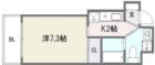 ヴォーグ大手門 - 所在階***階の間取り図 4915