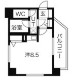 ダイアパレスエクセーブル九州大学前 - 所在階 の間取り図