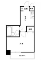 ロマネスク渡辺通第２ - 所在階 の間取り図