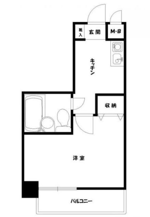 ロマネスク渡辺通第２702号室-間取り