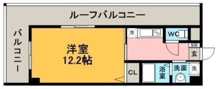 ウェルカム県庁口1204号室-間取り