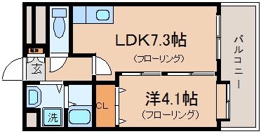 スカイシャトレ405号室-間取り