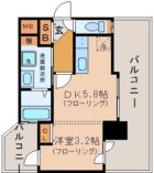 アクタス薬院II - 所在階 の間取り図